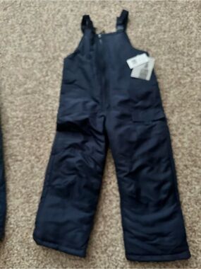 Children's London Fog Navy Snow Overalls